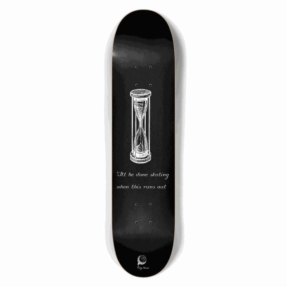 Hour Glass Black 7.50 City Vision Skateboards  City Vision Skateboards 7.50