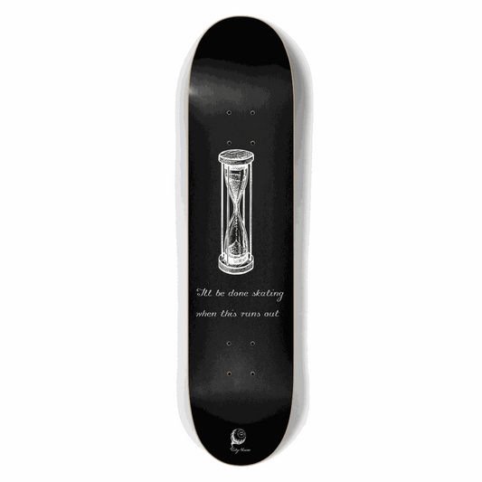 Hour Glass Black 7.50 City Vision Skateboards  City Vision Skateboards 7.50
