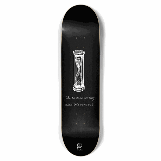 Hour Glass Black 8.50 City Vision Skateboards  City Vision Skateboards 8.50