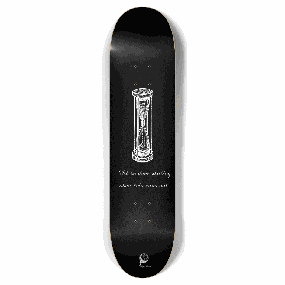 Hourglass Black 7.87 City Vision Skateboards