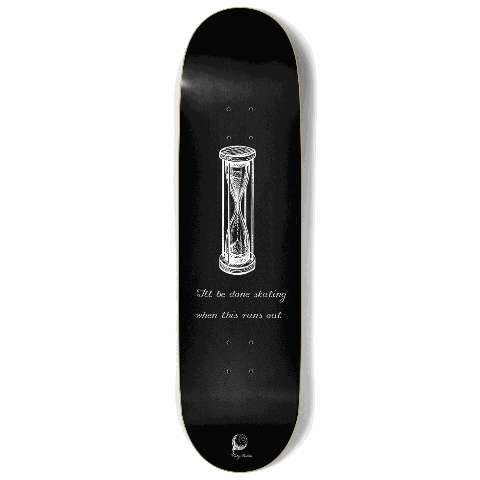 Hourglass Black 9.00 City Vision Skateboards
