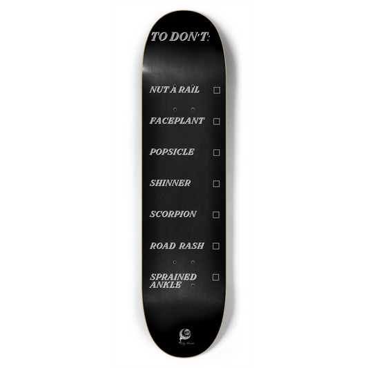 To Don't List Black 7.75