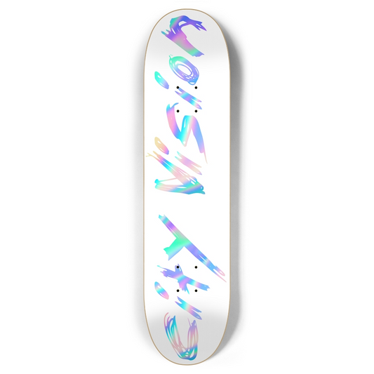 White and Rainbow Name 7.87