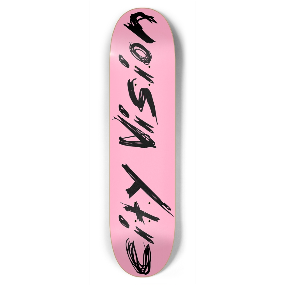 Pink and Black Name 7.75