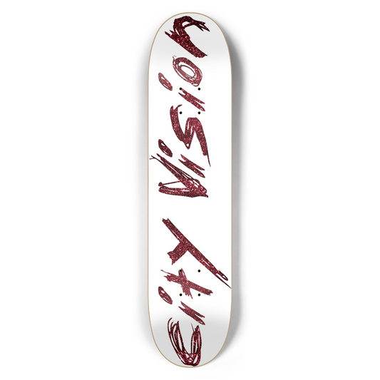 White and Red Glitter Name 7.50