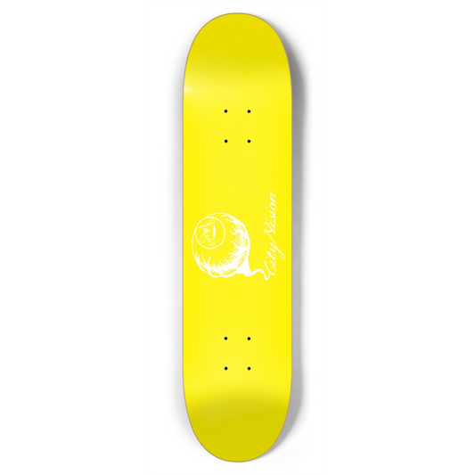 Yellow and White Logo 7.75