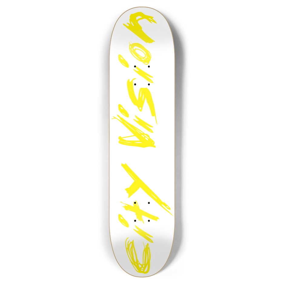 White and Yellow Name 7.87