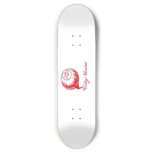 White and Red Logo 8.75