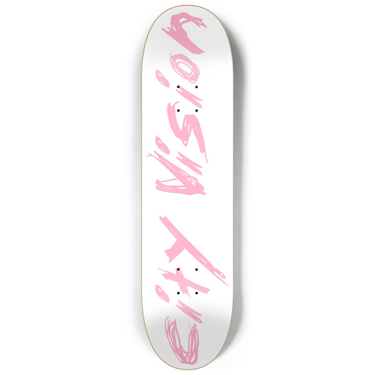 White and Pink Name 8.25