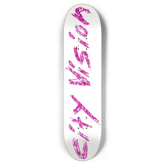 White and Pink Glitter Name 7.87