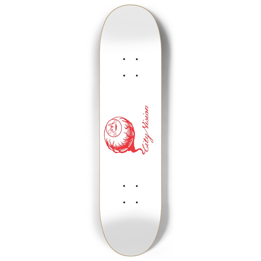 White and Red Logo 8.00