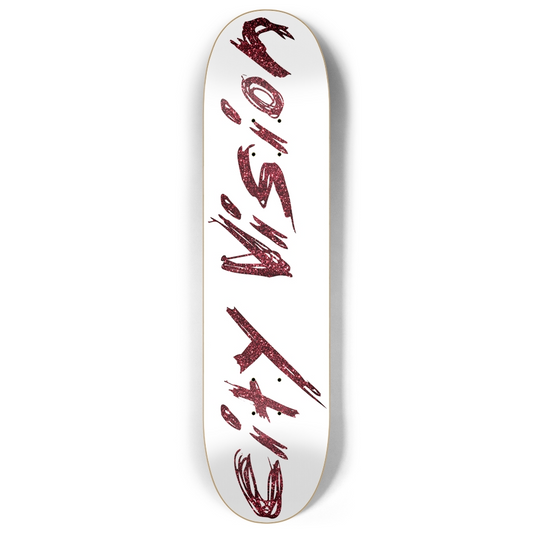 White and Red Glitter Name 8.00