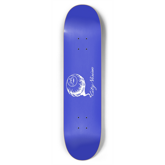 Blue and White Logo 7.75