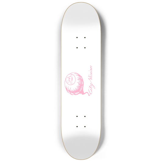 White and Pink Logo 8.25