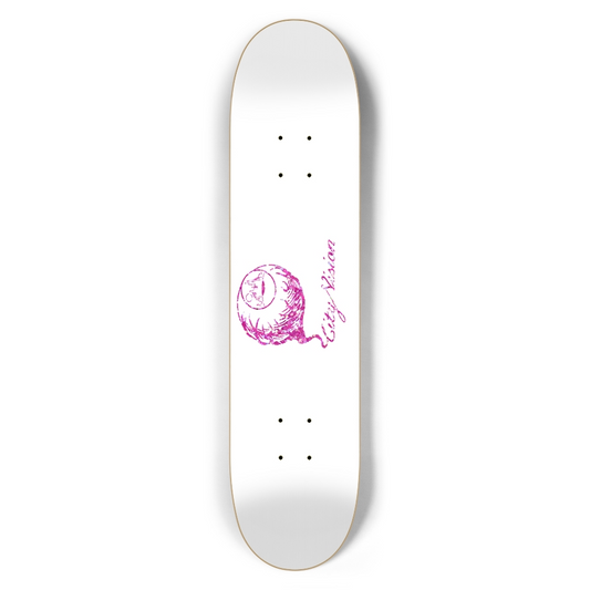 White and Pink Glitter Logo 7.50