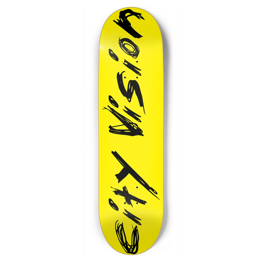 Yellow and Black Name 8.75