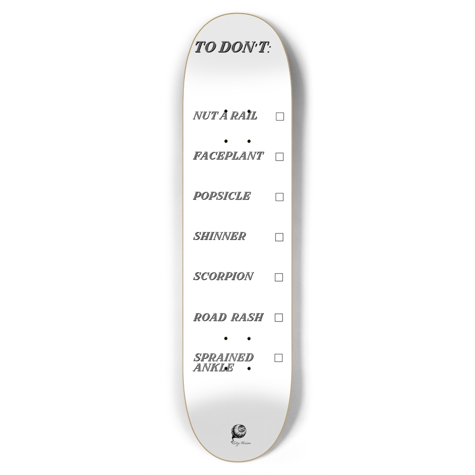 To Don't List White 7.75
