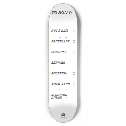 To Don't List White 7.75