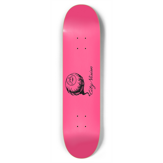 Hot Pink and Black Logo 7.75