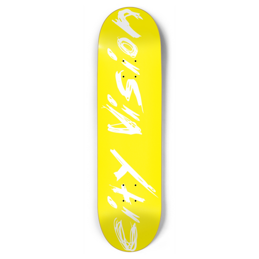 Yellow and White Name 8.75