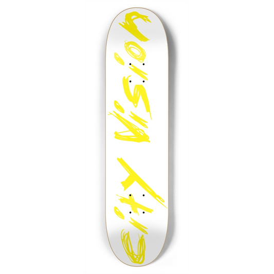 White and Yellow Name 7.75