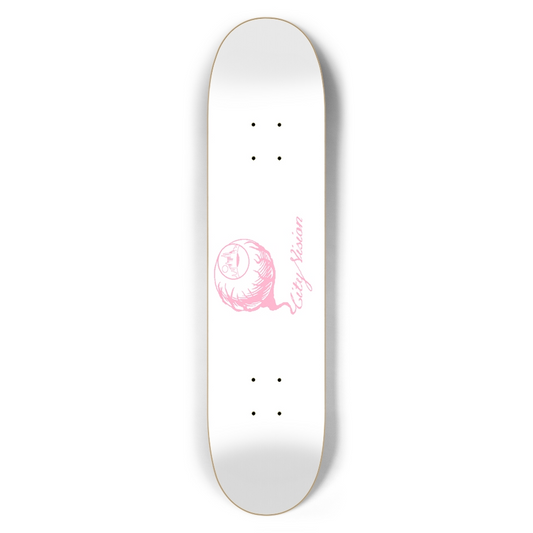 White and Pink Logo 7.50