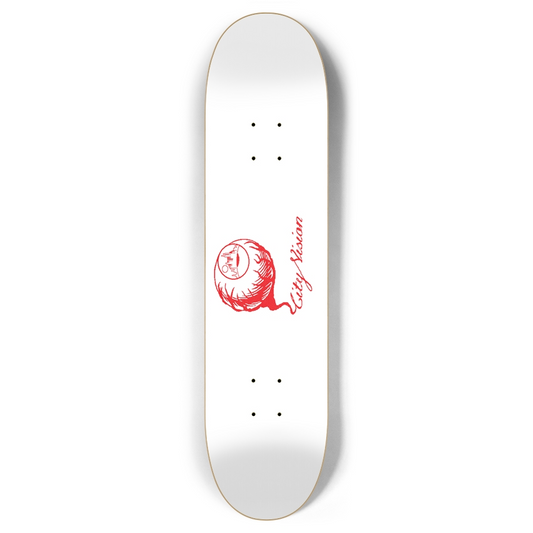 White and Red Logo 7.87