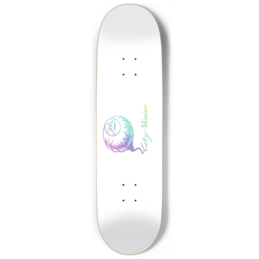 White and Light Rainbow Glitter Logo 9.00