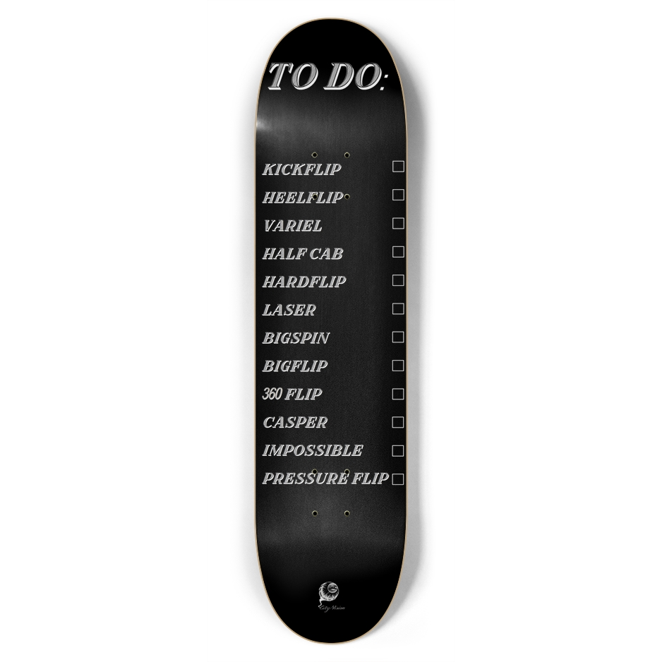 To Do List Black 7.75