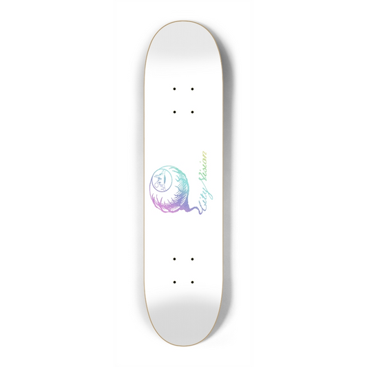 White and Light Rainbow Glitter Logo Mini 7.25