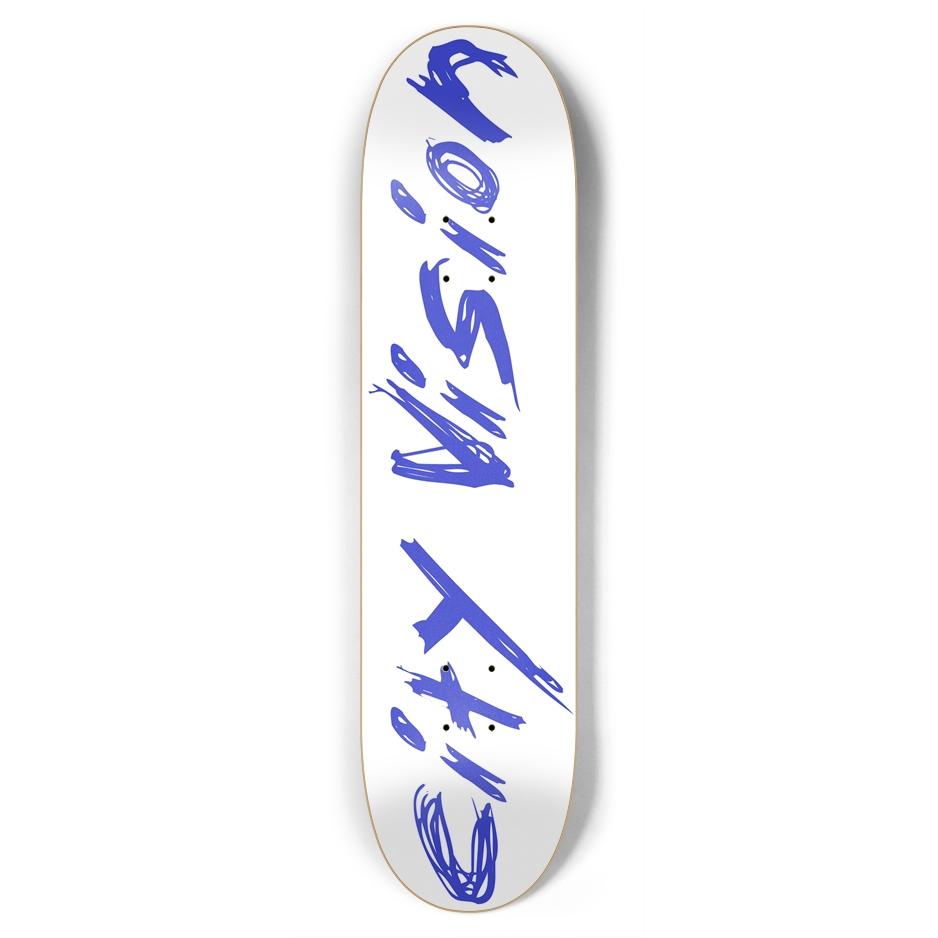 White and Blue Name 7.75