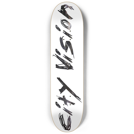 White and Stars Name 8.25