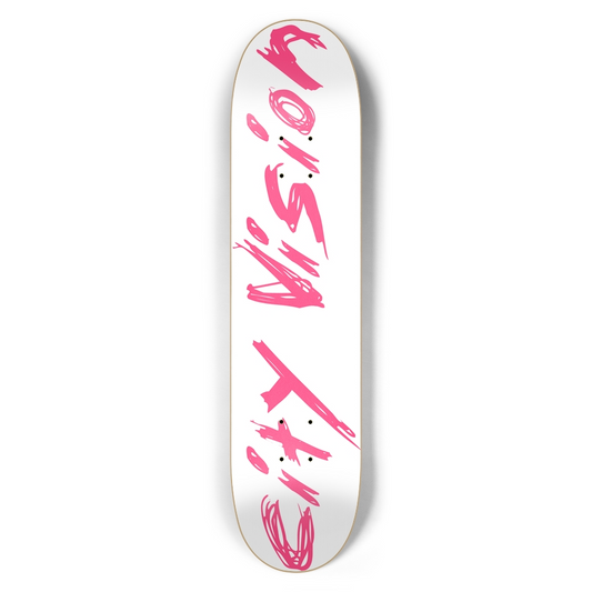 White and Hot Pink Name 7.50