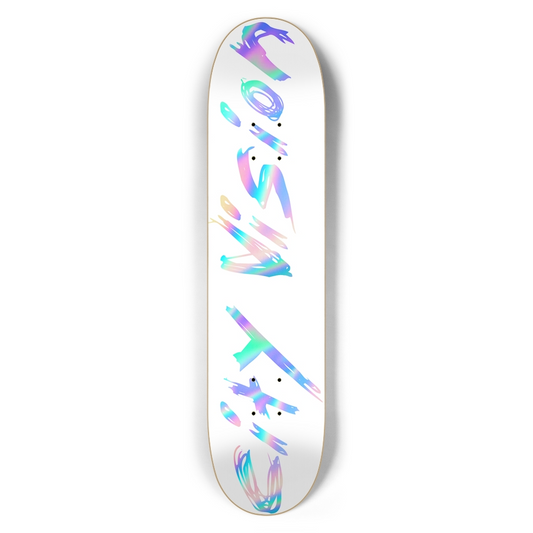 White and Rainbow Name 7.50