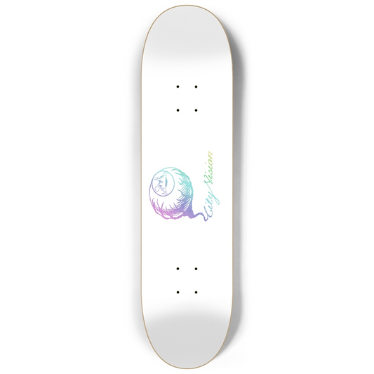 White and Light Rainbow Glitter Logo 8.25