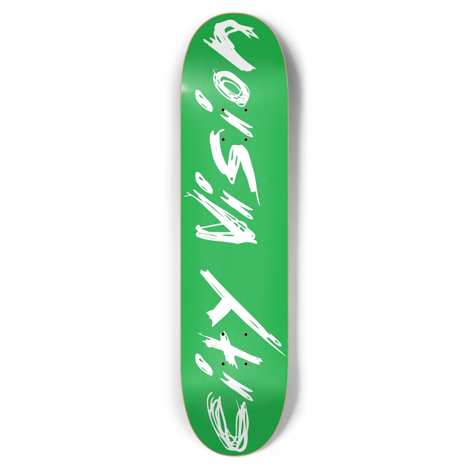 Green and White Name 7.75