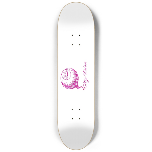 White and Pink Glitter Logo 8.25