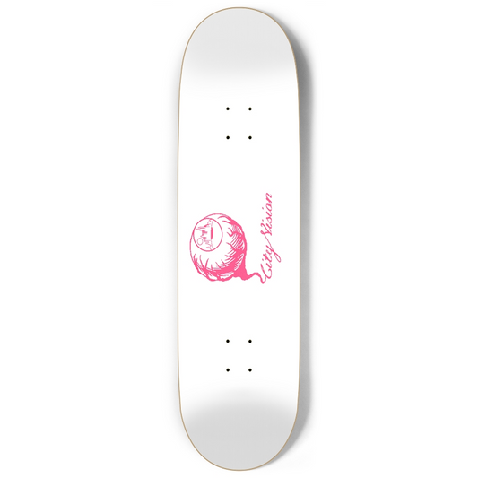 White and Hot Pink Logo 9.00