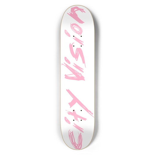 White and Pink Name 7.50