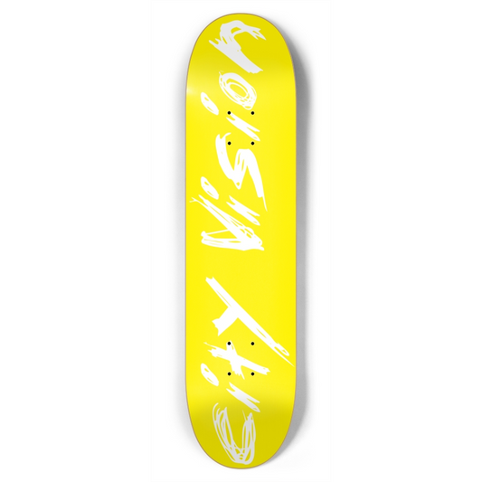 Yellow and White Name 7.75