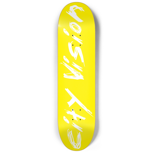 Yellow and White Name 8.25