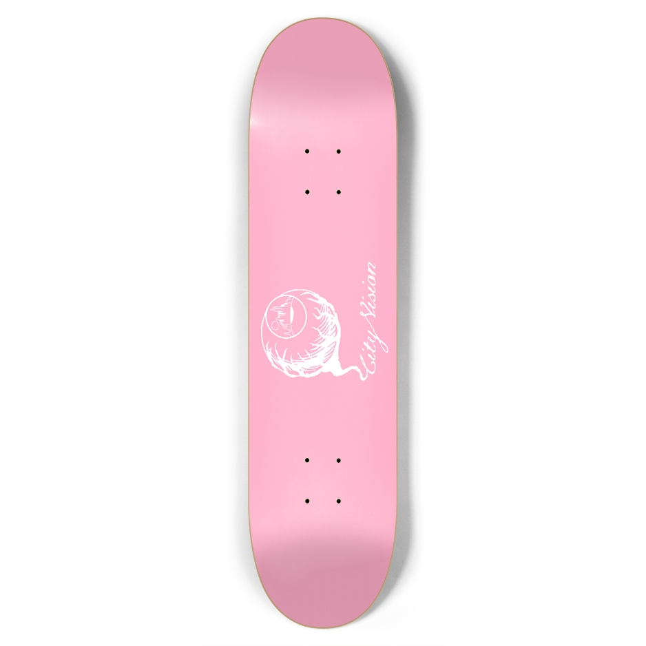 Pink and White Logo 7.75