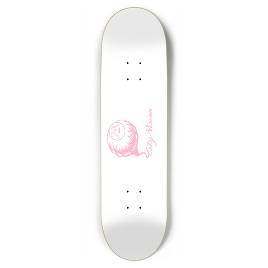 White and Pink Logo 8.75