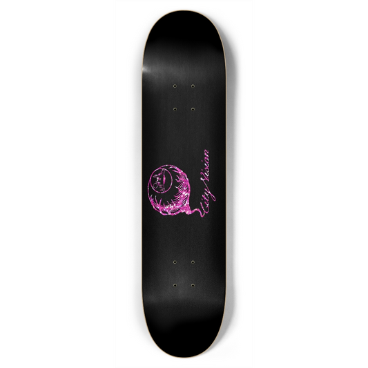 Black and Pink Glitter Logo 7.75