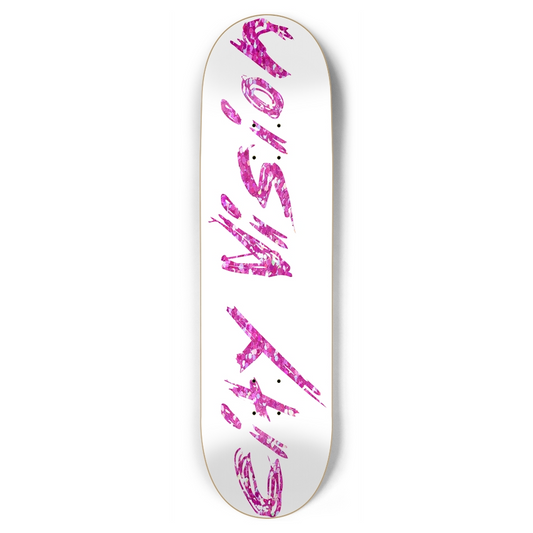 White and Pink Glitter Name 8.75