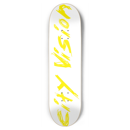 White and Yellow Name 8.75