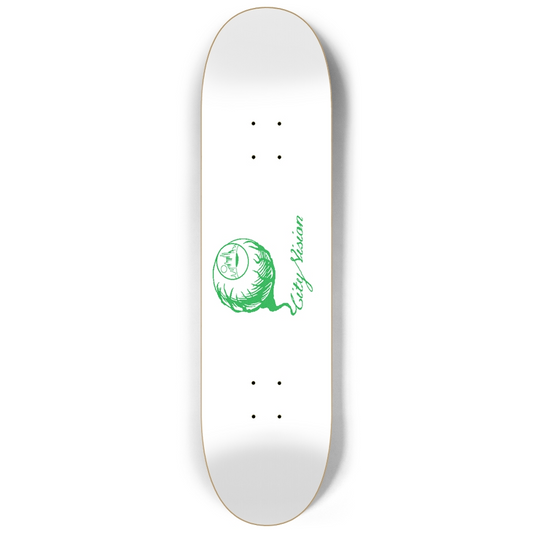 White and Green Logo 8.25