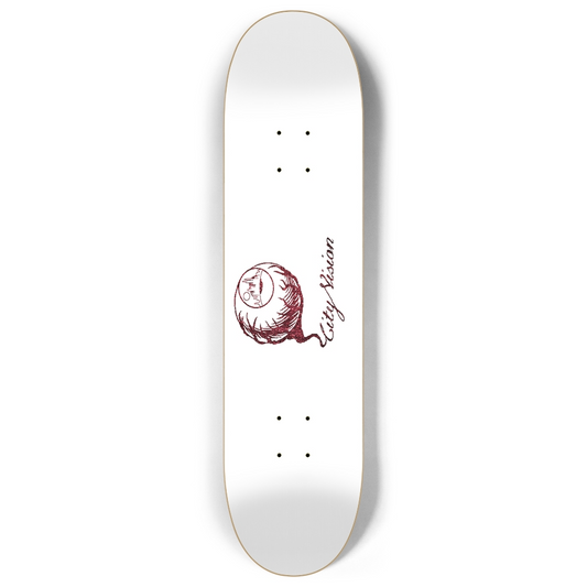 White and Red  Glitter Logo 8.00