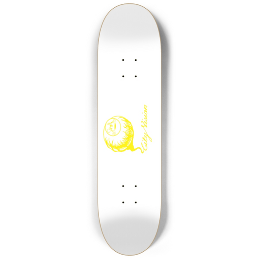 White and Yellow Logo 8.25