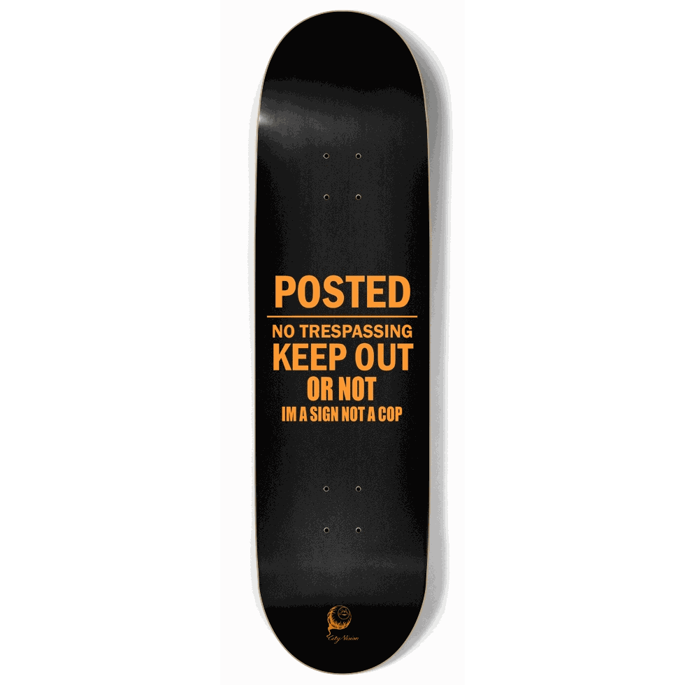 Keep Out 9.00 City Vision Skateboards